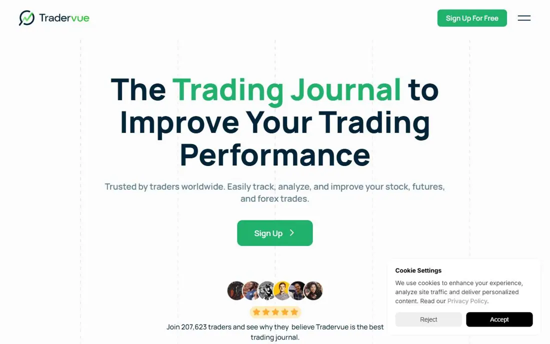 Экран Tradervue